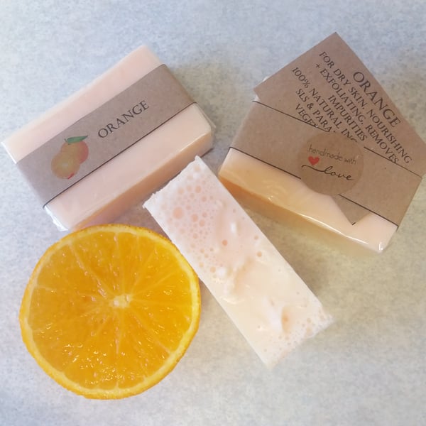 Sweet Orange soap, 100% ntural