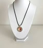 Pretty Floral Shabby Chic Pendant Necklace. Design 1