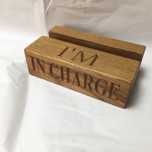 Tablet or Phone charging station Made from Solid Hardwood