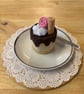Handcrafted Toffee Chocolate Felt Cheesecake