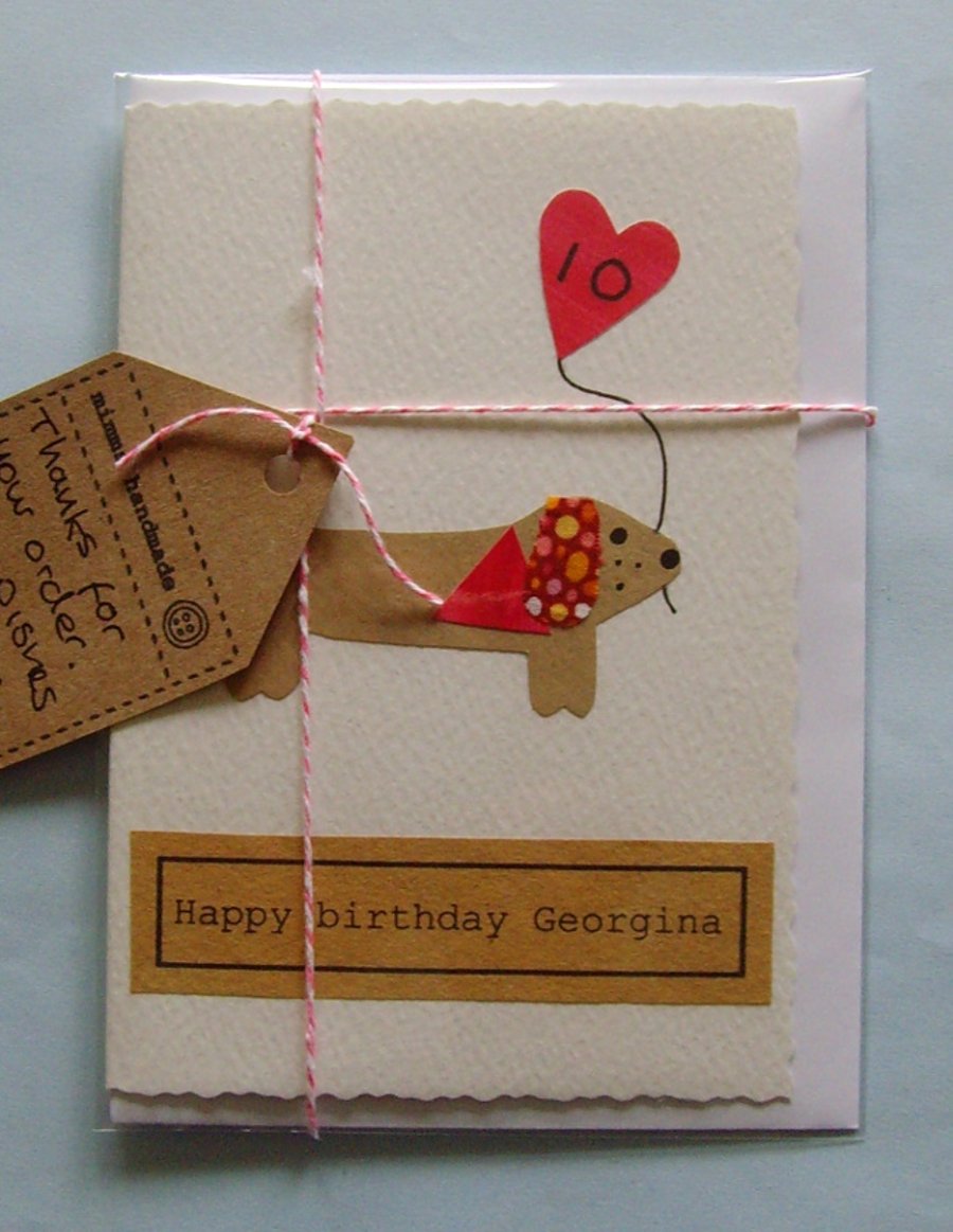 Handmade birthday card