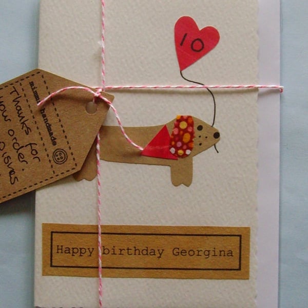Handmade birthday card