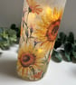 Decoupage Bottle Light Sunflowers, Home Decor - Image 5
