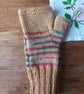 Hand knitted mittens small ladys size