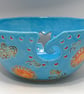 extra extra large yarn bowl Jumbo Yarn Bowl with multiple holes Knitting Bowl  - Image 1