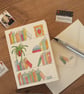 Bookshelf Blank Greetings Card - Image 1