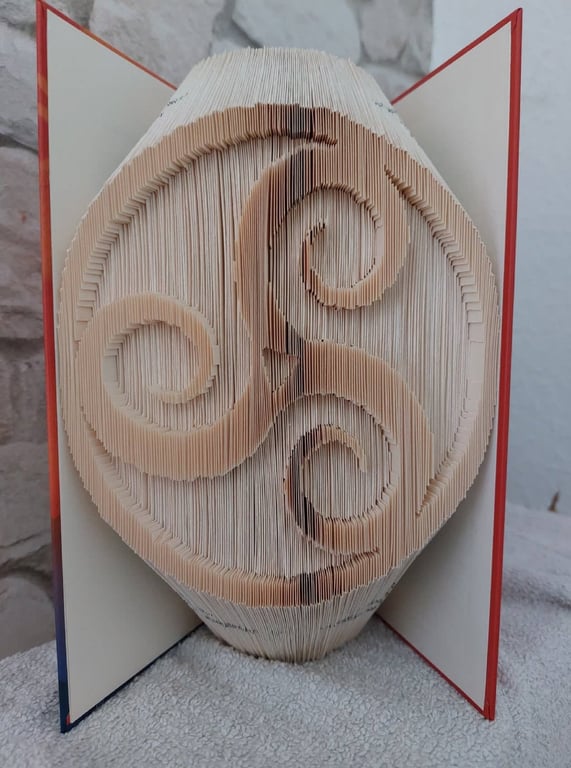 Triskele, Triskelion COMBI Book Folding Pattern - EMAILED PDF PATTERN