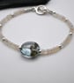 lampwork glass and opal beaded bracelet - Image 4