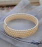 Pearl wrap (memory wire) bracelet - Image 4