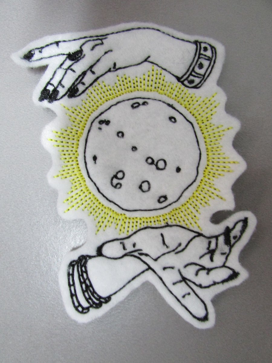 Mystic Crystal Ball Embroidered Sew on Applique Patch