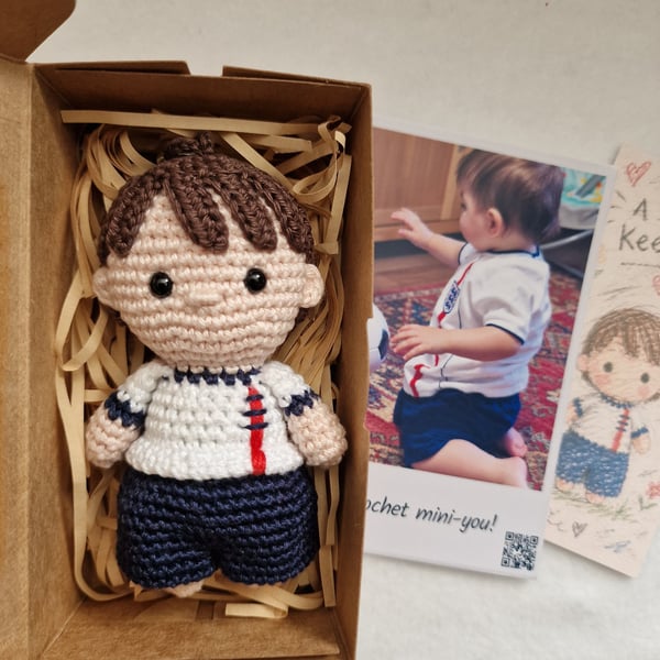 Personalised Doll Made From Your Photo - Custom Keepsake Gift