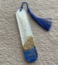 Personalised name resin gold leaf bookmark page holder  - Image 4
