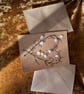 Seaglass Birthday, blank or Sympathy floral card hand made  - Image 2