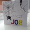 Child's incey wincey spider birthday card