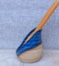 Spoonrest hand thrown stoneware pottery ceramic spoon rest handmade - Image 1