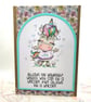 Unicorn Card - thinking of you, encouragement, birthday, fun, be yourself - Image 1