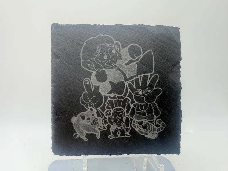 Alex Kidd Laser Etched Coaster