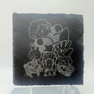 Alex Kidd Laser Etched Coaster