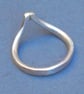 Classic Style Chevron Ring - Sterling Silver - Handmade Any Size - Image 5