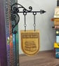 To Be Read TBR Divider Bookshelf Decor  Solid Walnut Library Sign