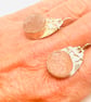 Blush Horizon – Rose Quartz Earrings - Image 2