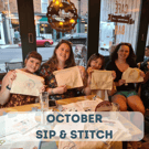 Sip & Stitch OCTOBER – Creative Workshop at Granello Lounge