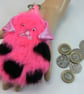 Pig coin purse ( can be clipped onto handbag) - Image 3