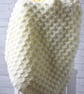 Crochet Baby Blanket in Yellow and white  - Image 2