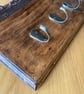 Live Edge Rustic Dog Lead Hooks - Image 4