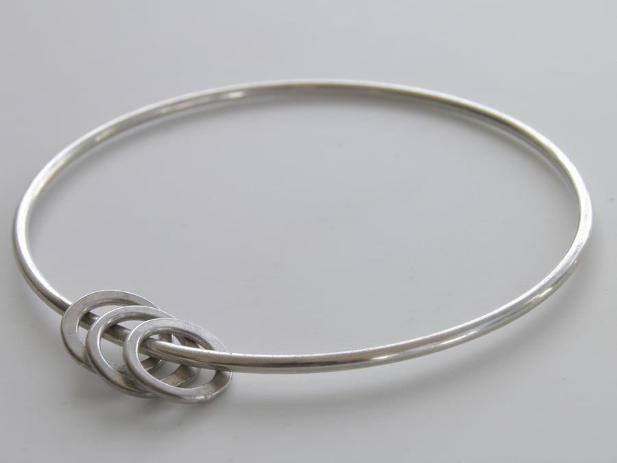 Sterling Silver Bangle Ring Design