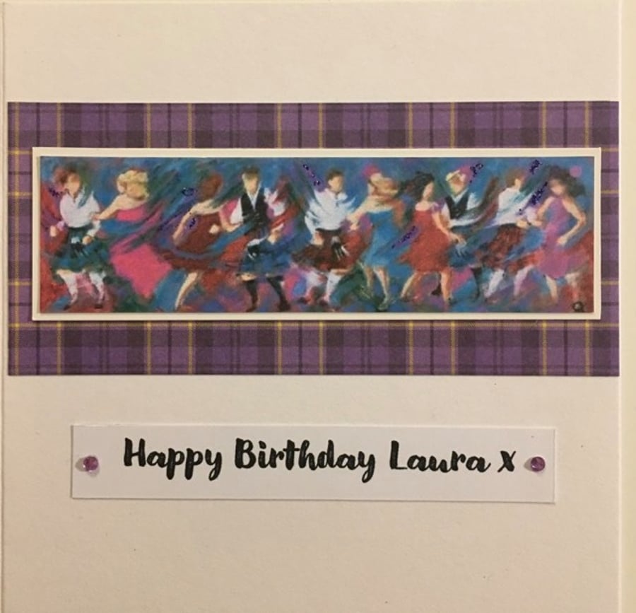 Scottish Happy Birthday Card