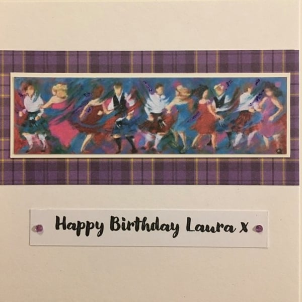 Scottish Happy Birthday Card