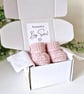Big Sister Pregnancy Announcement Gift Box – Baby Booties - Image 1