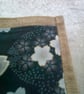 Small Jute Bag with Grey Flowers Pocket - Image 4