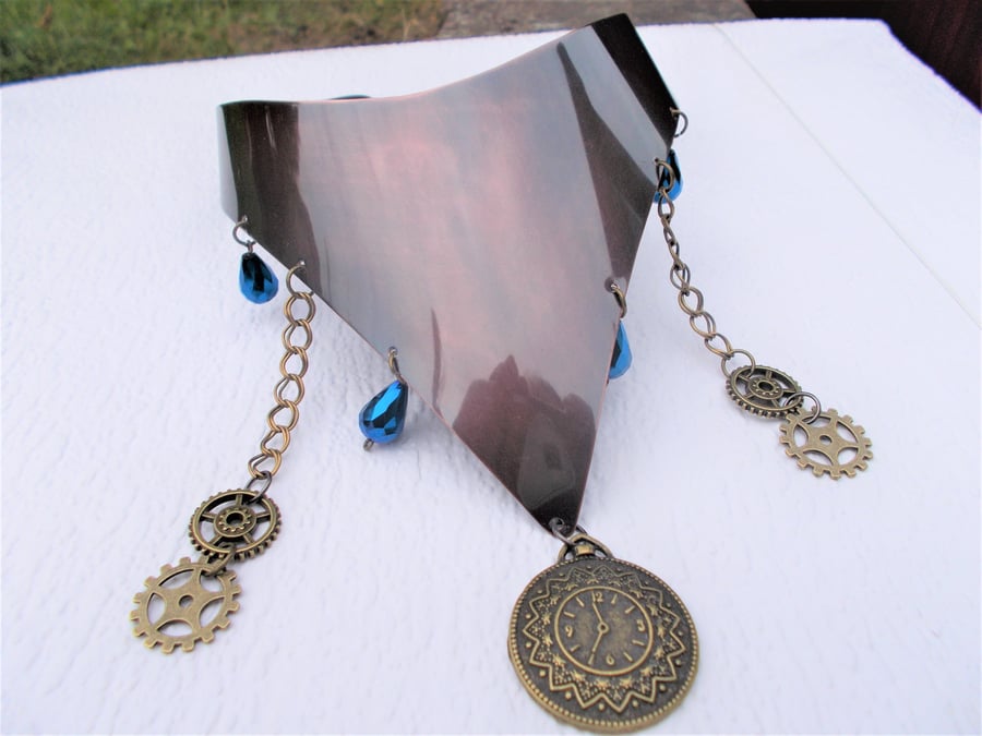 Steampunk Collar with cogs Cosplay Costume