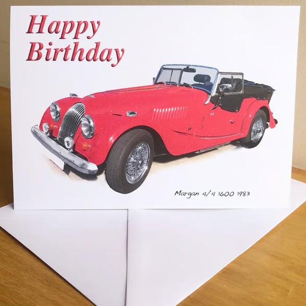 Morgan 4-4 1600 1983 - Birthday, Anniversary, Retirement, Plain Cards