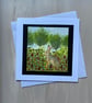 Hand painted hare card - Image 4