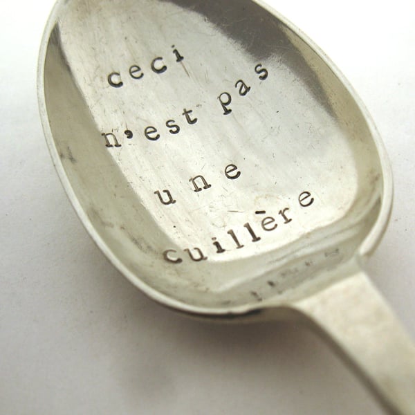 The Treachery of Images Spoon