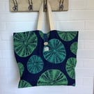 Sea Urchin Beach Bag - Handprinted