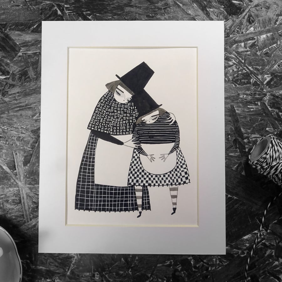 Welsh Ladies- Original Artwork by Twinkle & Gloom