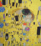 Klimt The Kiss Tempur Original Travel Neck Pillow COVER ONLY Orthopaedic - Image 7
