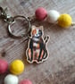 Calico Cat Bag Charm - Image 3
