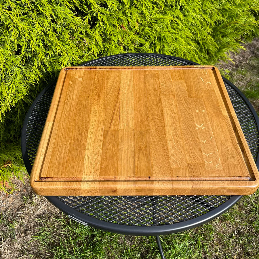 Large Oak Charcuterie - Serving Board 53 cm x 47cm x 4 cm