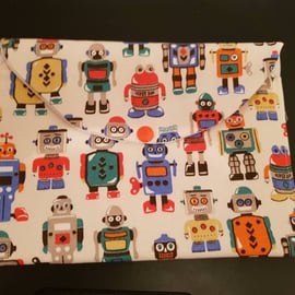 Snack sandwich bag in Cath Kidston Robot fabric