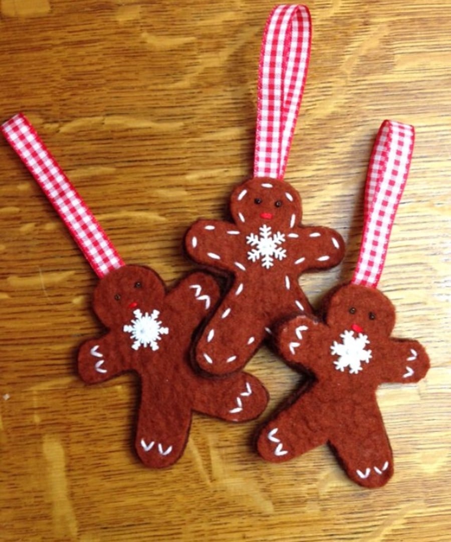 Gingerbread Man Tree Decoration Christmas