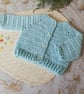 Crochet Baby Cardigan Size 0-3 Months
