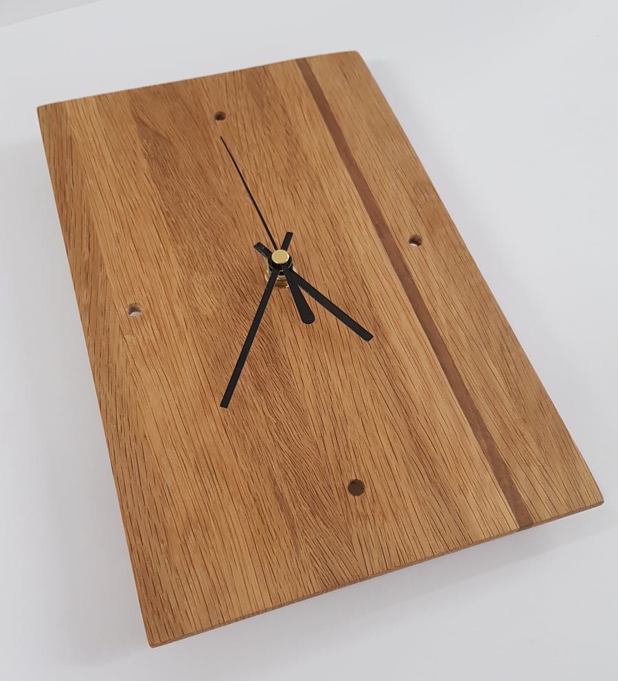 Reclaimed oak clock