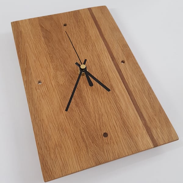 Reclaimed oak clock