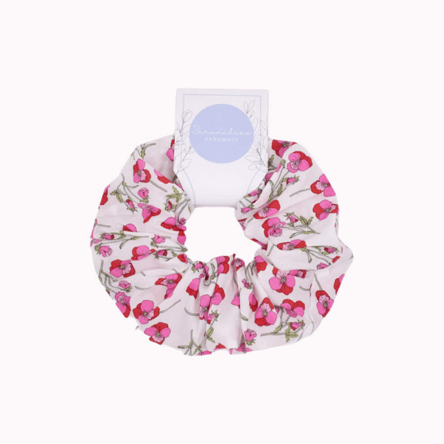 Liberty Floral Scrunchie - Hair Scrunchies, Womens Girls Hair Accessories