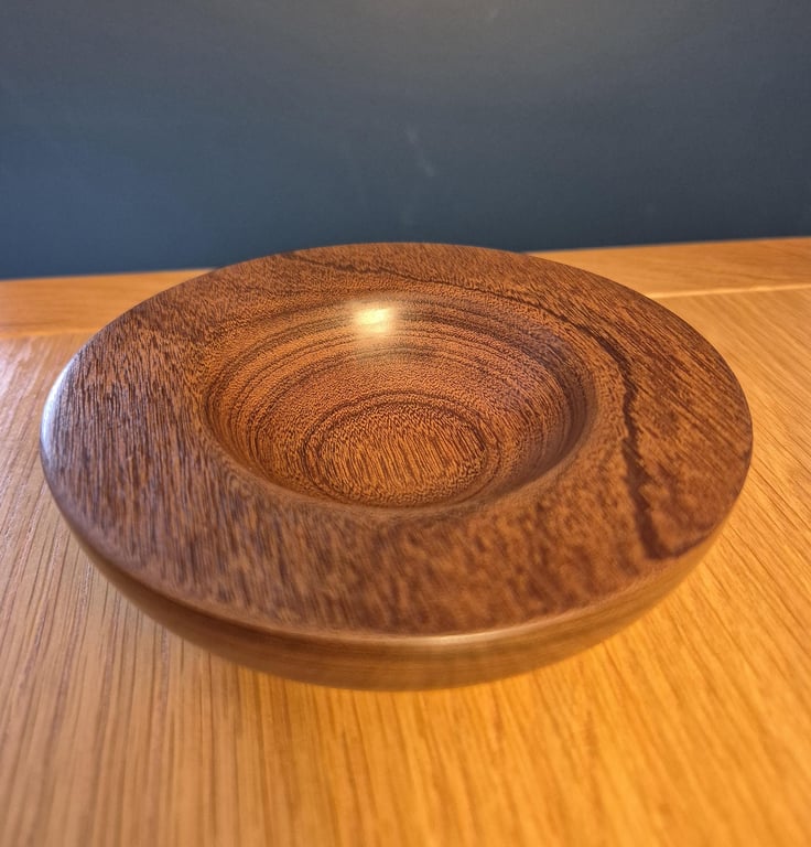 Wood turned decorative bowl